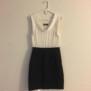 Club Monaco black and white dress